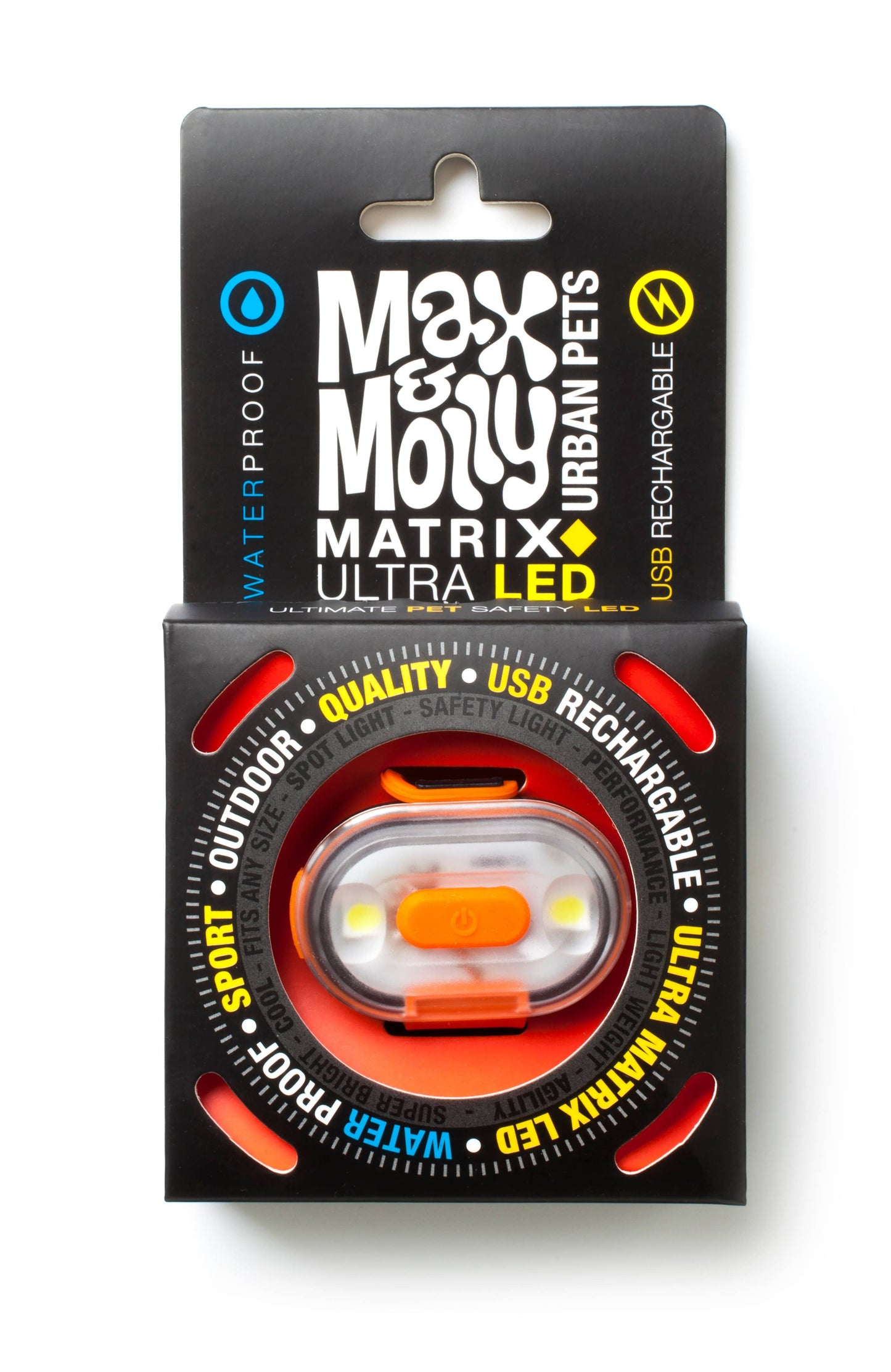 Matrix Ultra LED - Sikkerhedslys - Orange