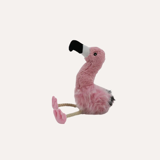 Fluffy Flamingo Hundelegetøj
