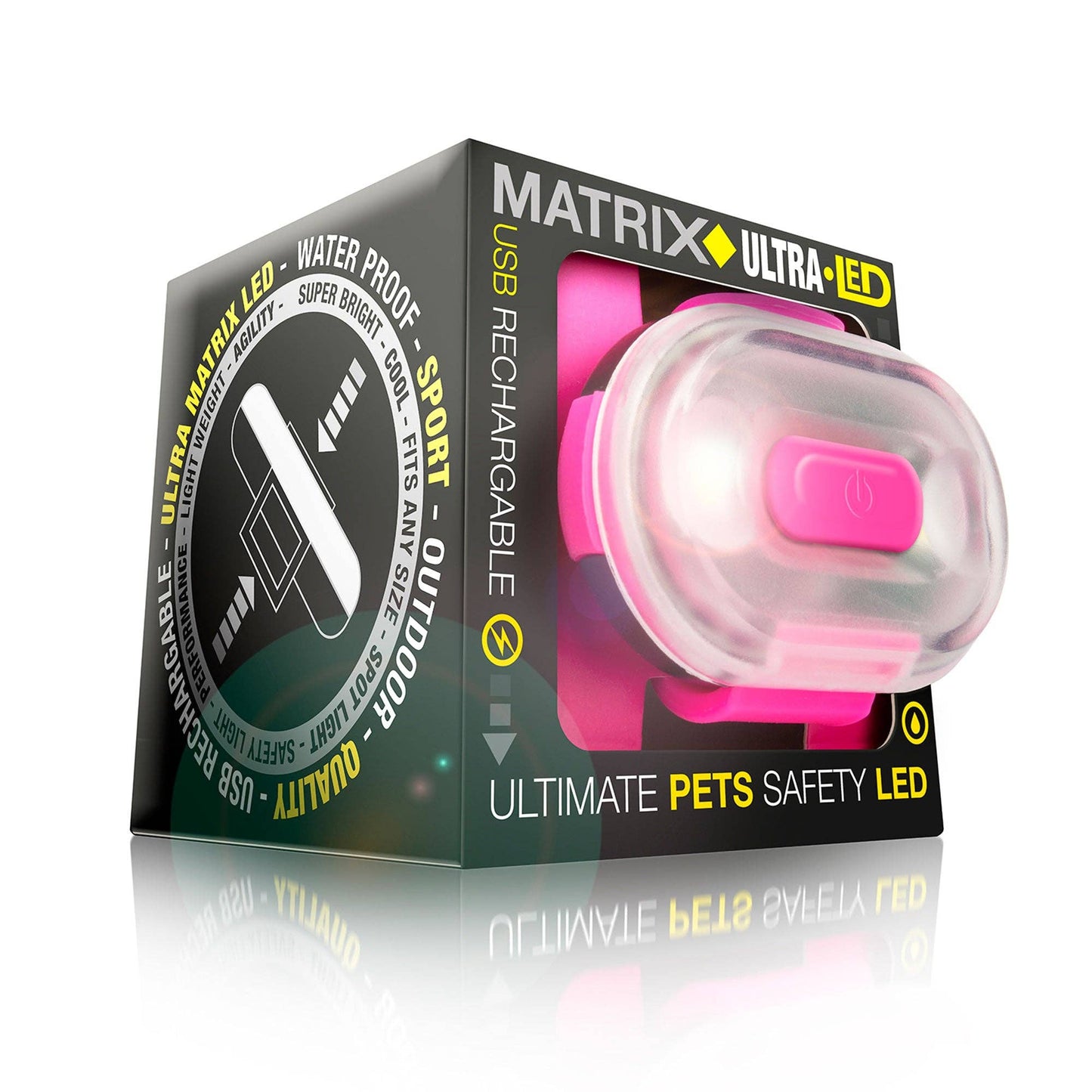 Matrix Ultra LED - Sikkerhed - Lyserød